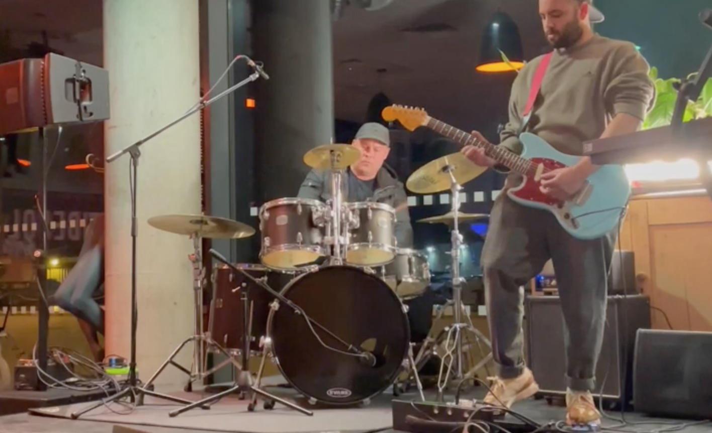 NJC on the drums